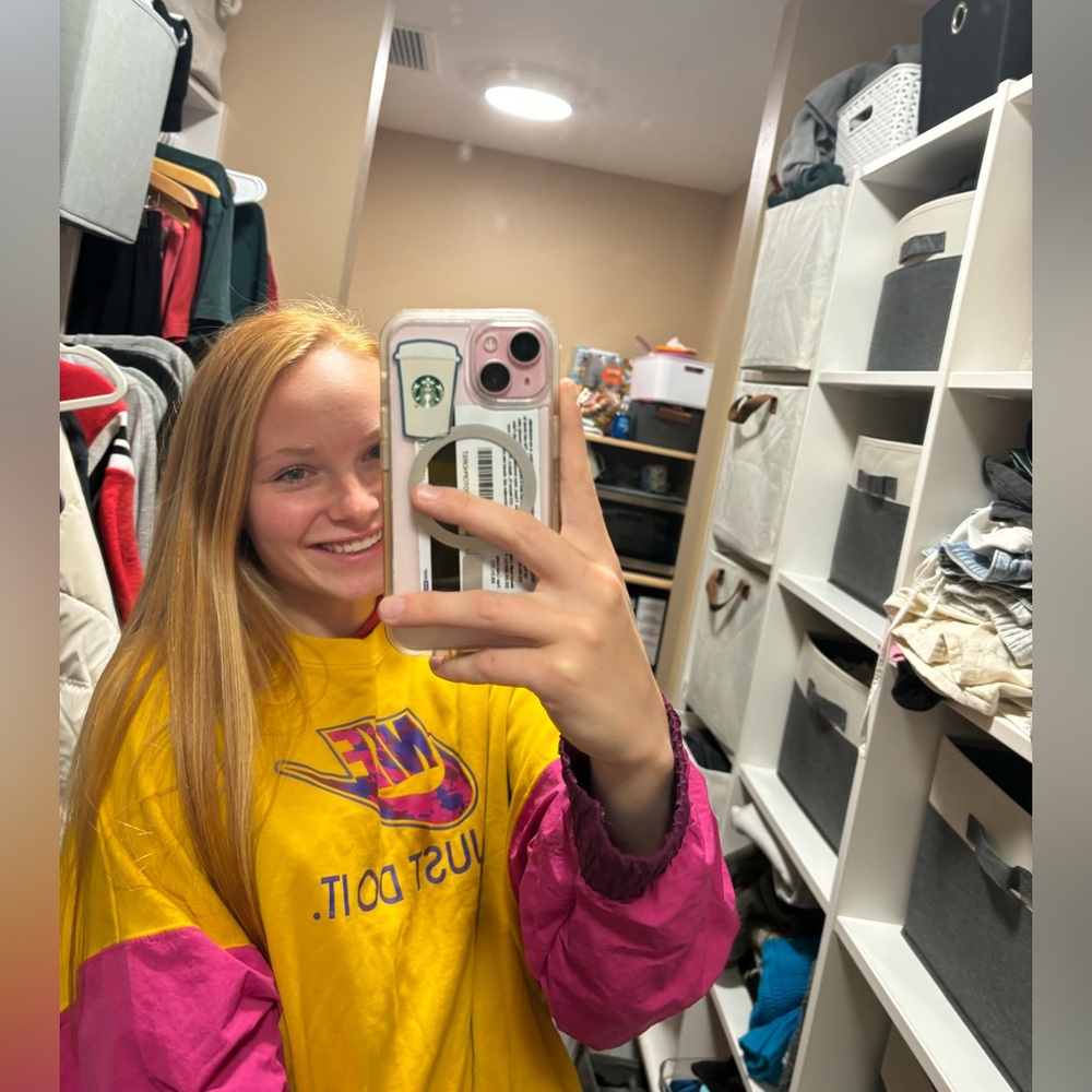 Retro Nike Just Do It windbreaker crewneck